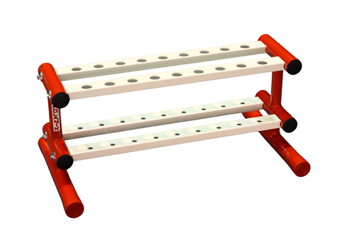 Referencia: 15489, nombre: Soporte Fijo para jabalinas POLANIK. Acero.Capacidad 18 unid,
