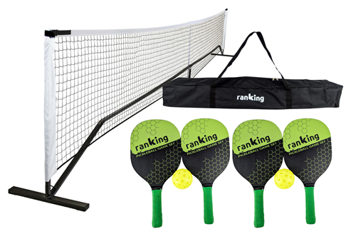 Referencia: 47085, nombre: Red, palas y pelotas Pickleball. Set.