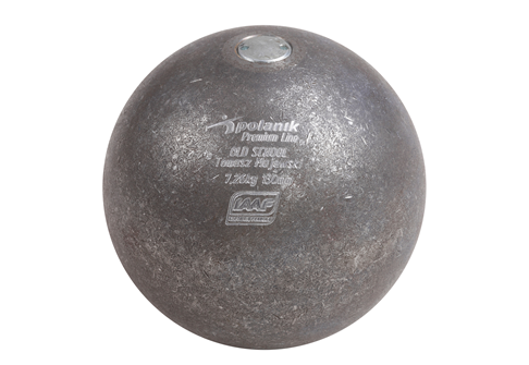 Referencia: 52986, nombre: Peso Alta Competición Premium Line OLD SCHOOL POLANIK 7,26kg. Ø130mm. W.A.