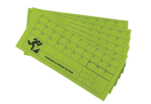 Referencia: 70145, nombre: Tarjetas de control 100 ud.