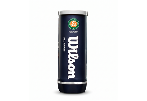 Referencia: 78630, nombre: Pelota Tenis Wilson Ronald Garros All Court. Bote 3 Uds.