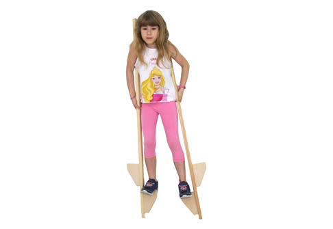 Referencia: 60045, nombre: Zancos altos de madera - 2 alturas