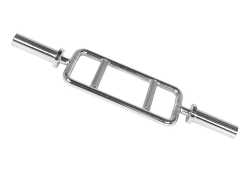 Referencia: 90034, nombre: Barra Ø50 mm Triceps con cierres - 86 cm