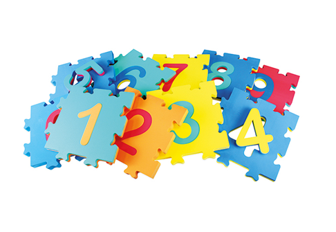 Referencia: 97128, nombre: Puzzle Flotante Numeros. Juego 10 uds.