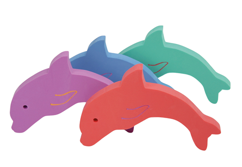 Referencia: 58894, nombre: Animales flotantes. Set de 4 Delfines.