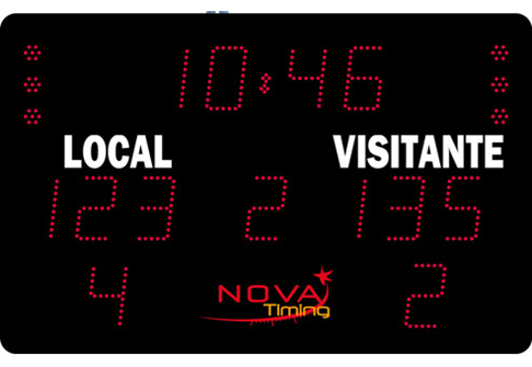 Referencia: 38343, nombre: Marcador Multisport NOVA TIMING Basic 13 Radio control